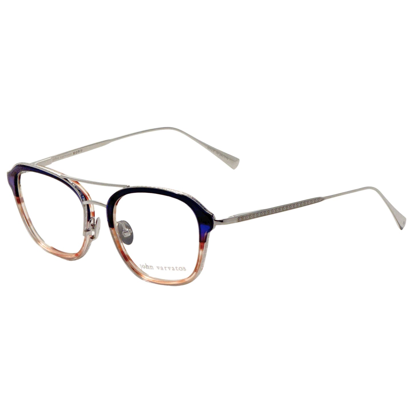 Front view of John Varvatos Men's Opticals VJV429510NAV