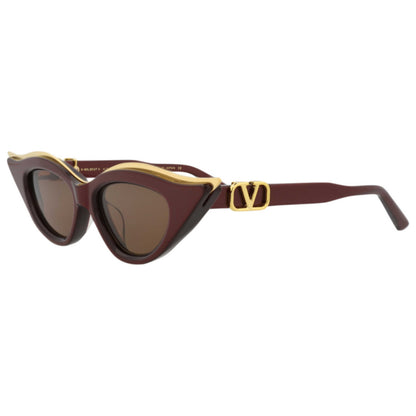 Front view of Valentino Women's Sunglasses VLS-114B-49