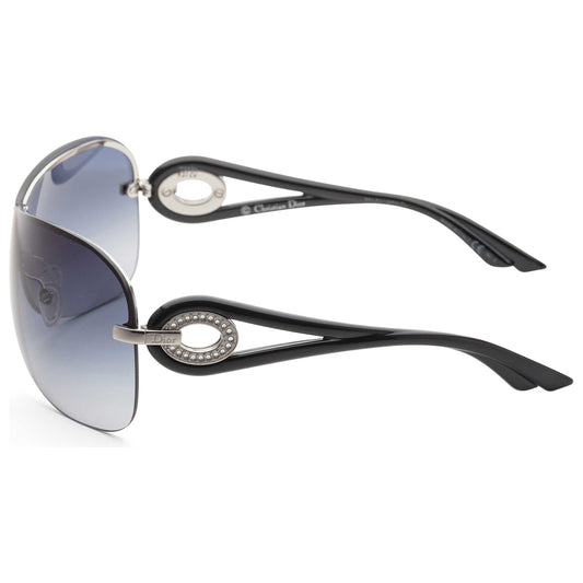 Left view of Christian Dior Volute Women's Sunglasses VOLUTE3STRAS-0RZS-JJ