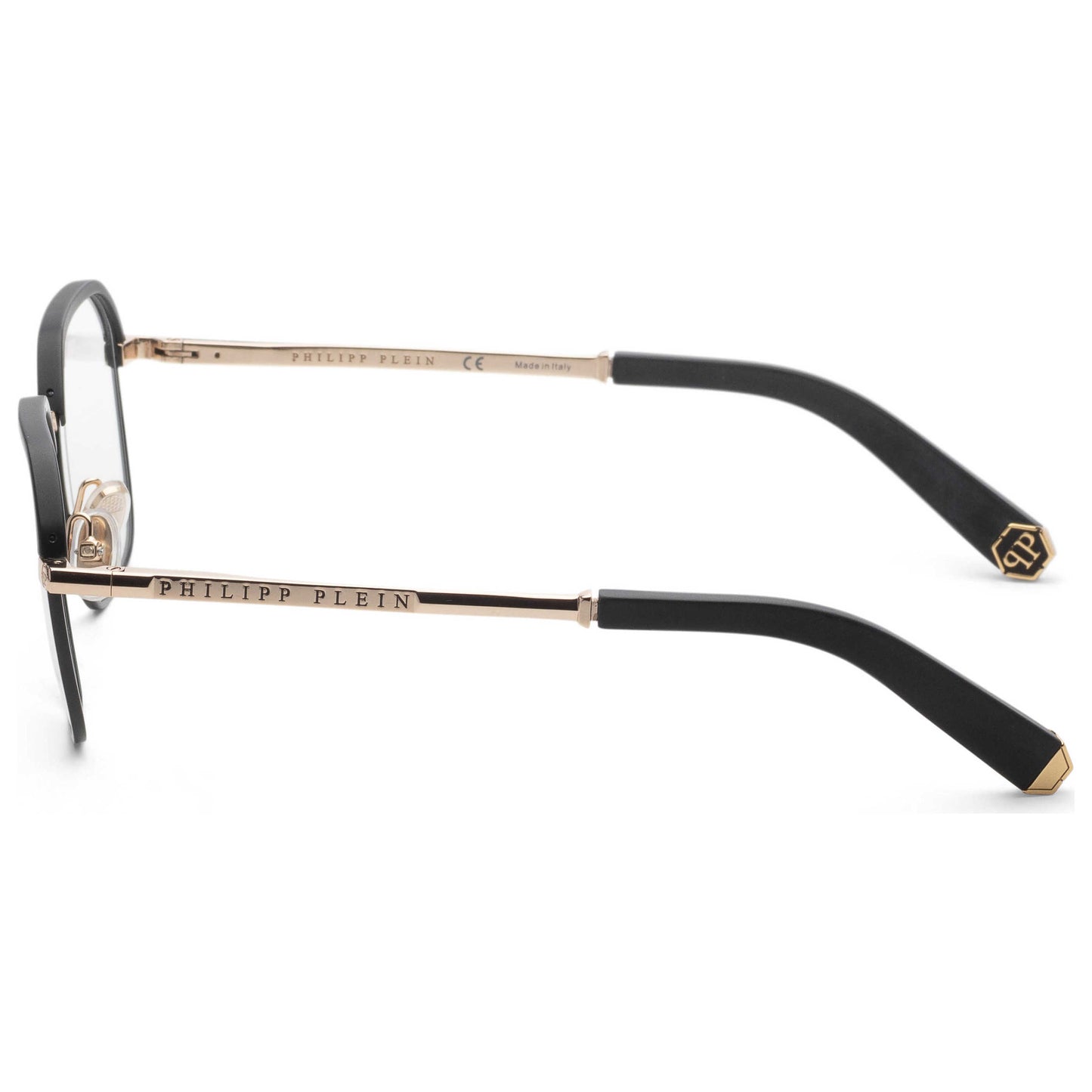 Left view of Philipp Plein Men's Opticals VPP017M520302