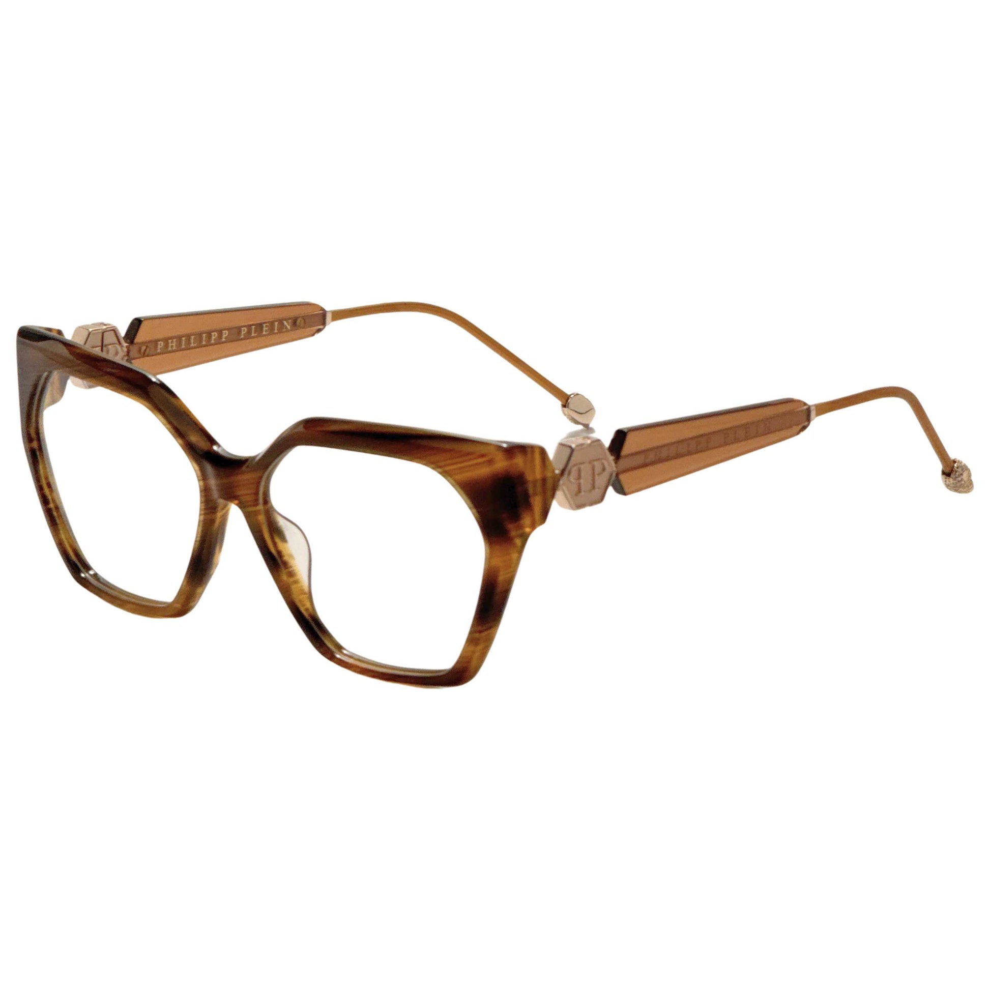Front view of Philipp Plein Women's Opticals VPP068S5703BQ