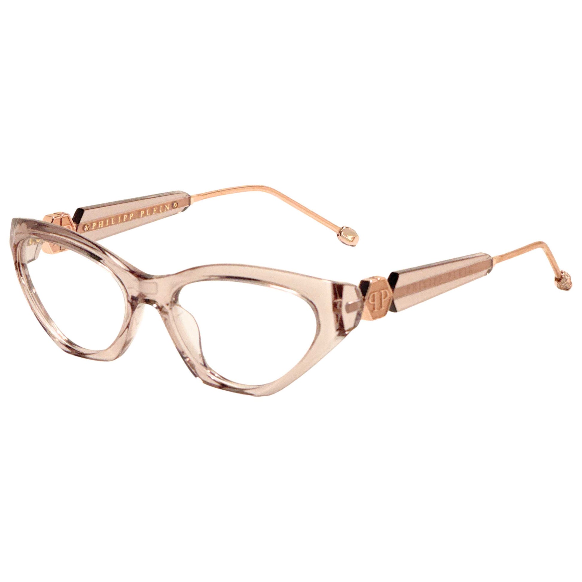 Front view of Philipp Plein Women's Opticals VPP069S5507T1