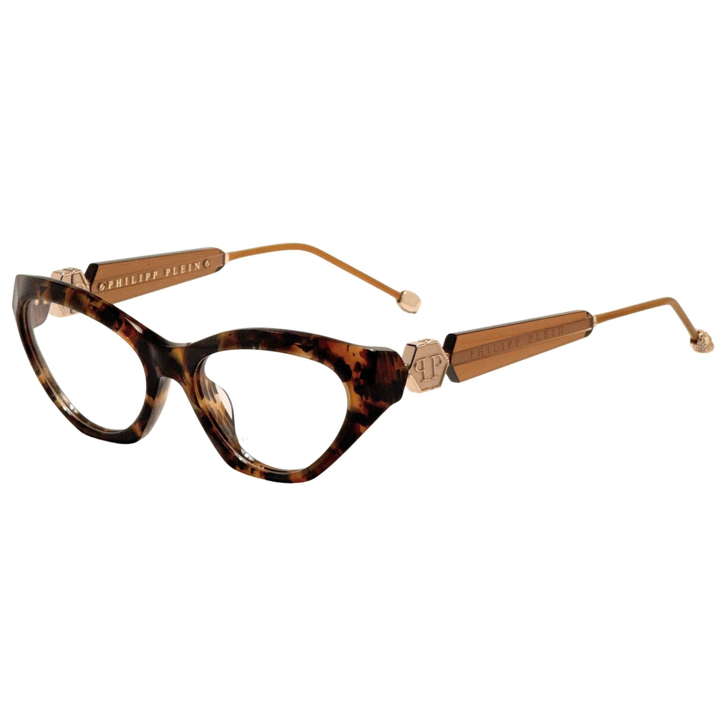 Front view of Philipp Plein Women's Opticals VPP069S550LEO