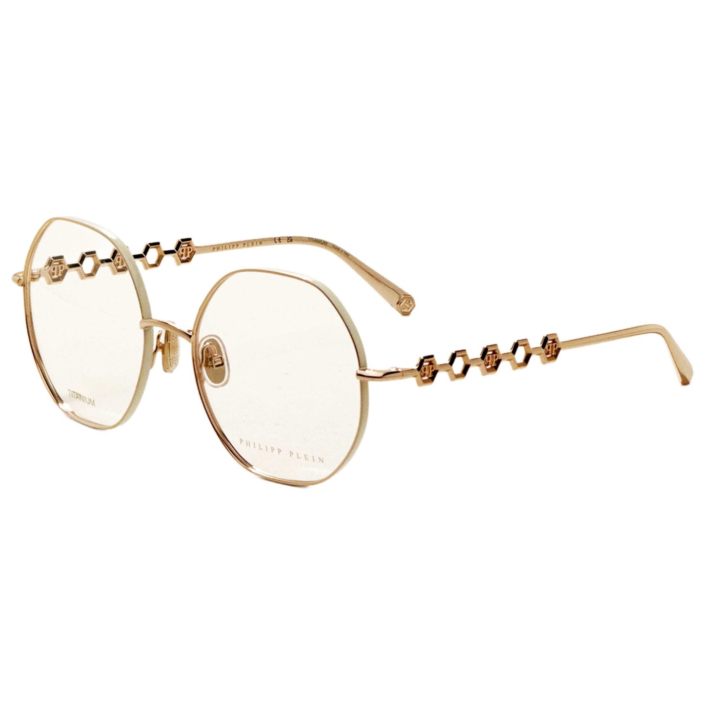 Front view of Philipp Plein Women's Opticals VPP070M560H32