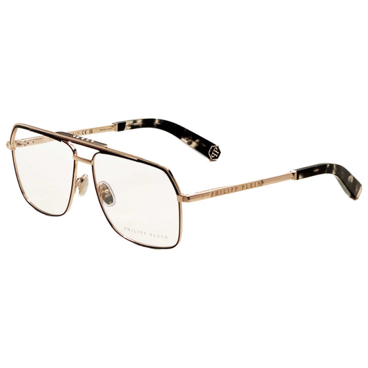 Front view of Philipp Plein Men's Opticals VPP085M5802AM
