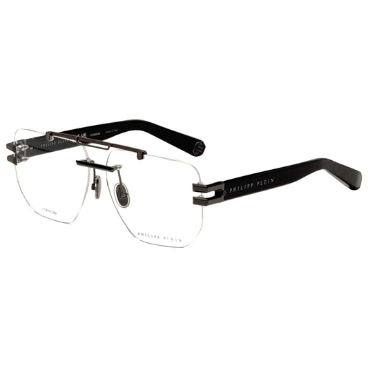 Front view of Philipp Plein Men's Opticals VPP087M610584