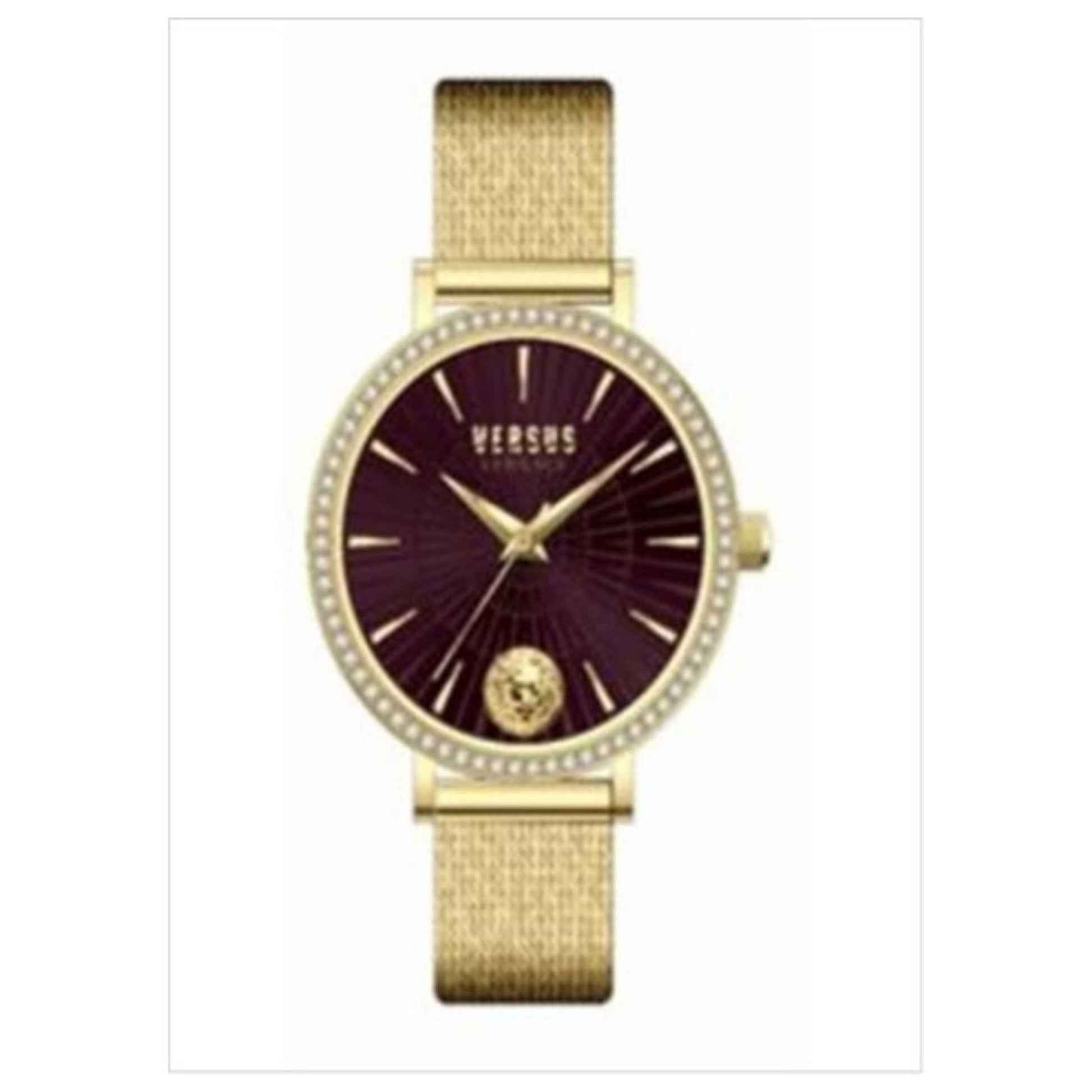 Front view of Versus Versace Mar Vista Crystal Women's Quartz Watch VSP1F3021