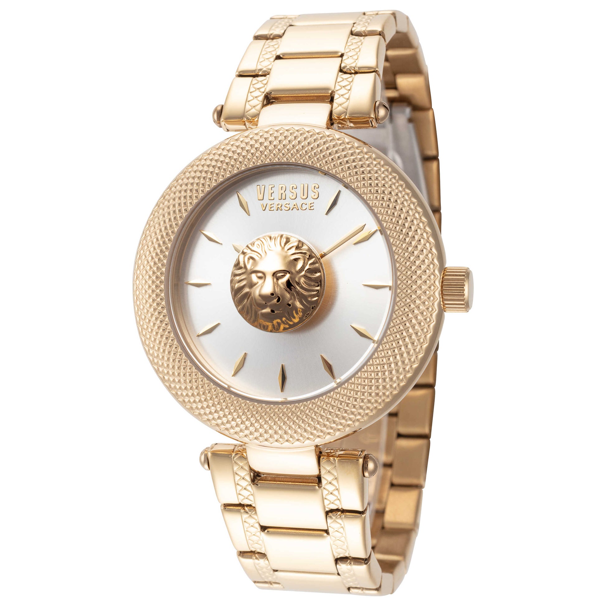 Front view of Versus Versace Brick Lane Women's Quartz Watch VSP214018