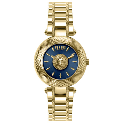 Front view of Versus Versace Brick Lane Lion Women's Quartz Watch VSP215521