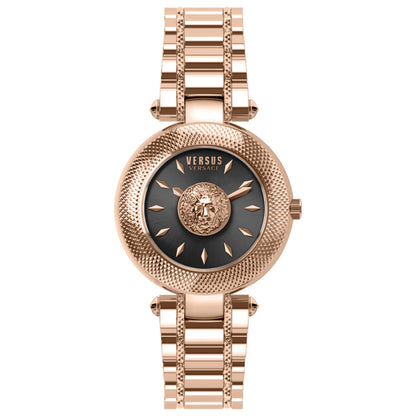 Front view of Versus Versace Brick Lane Lion Women's Quartz Watch VSP215621