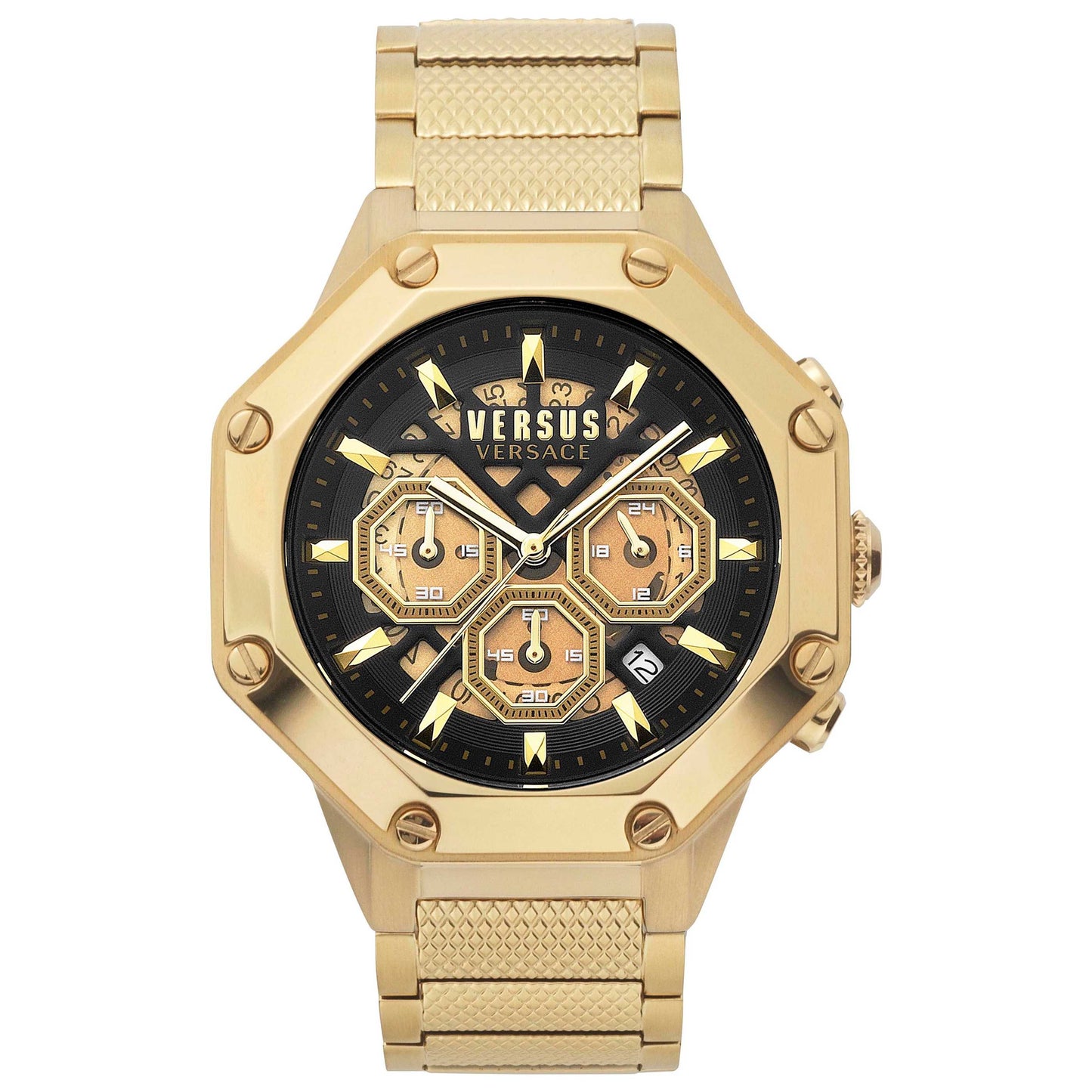 Front view of Versus Versace Palestro Men's Quartz Watch VSP391720