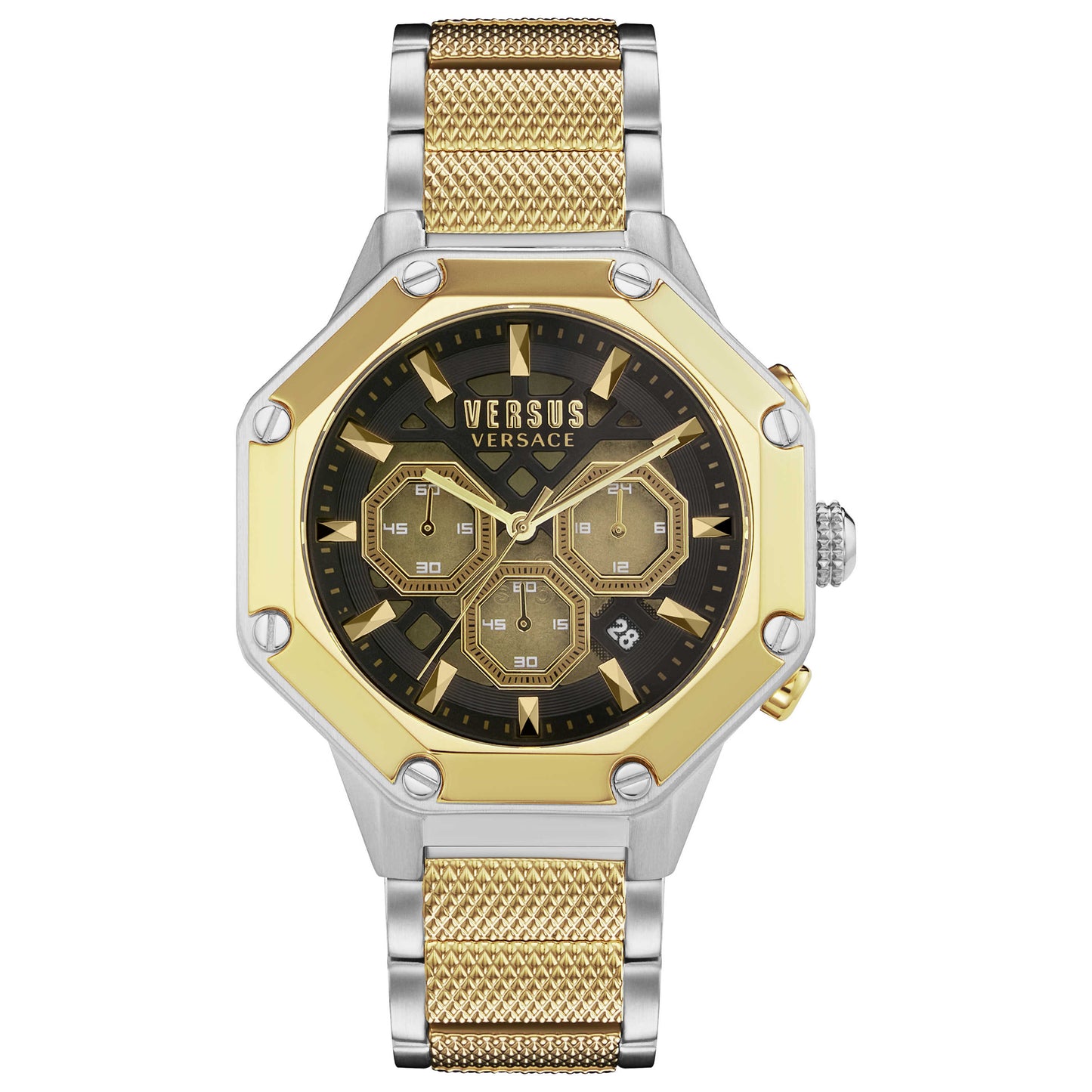 Front view of Versus Versace Palestro Men's Quartz Watch VSP393521
