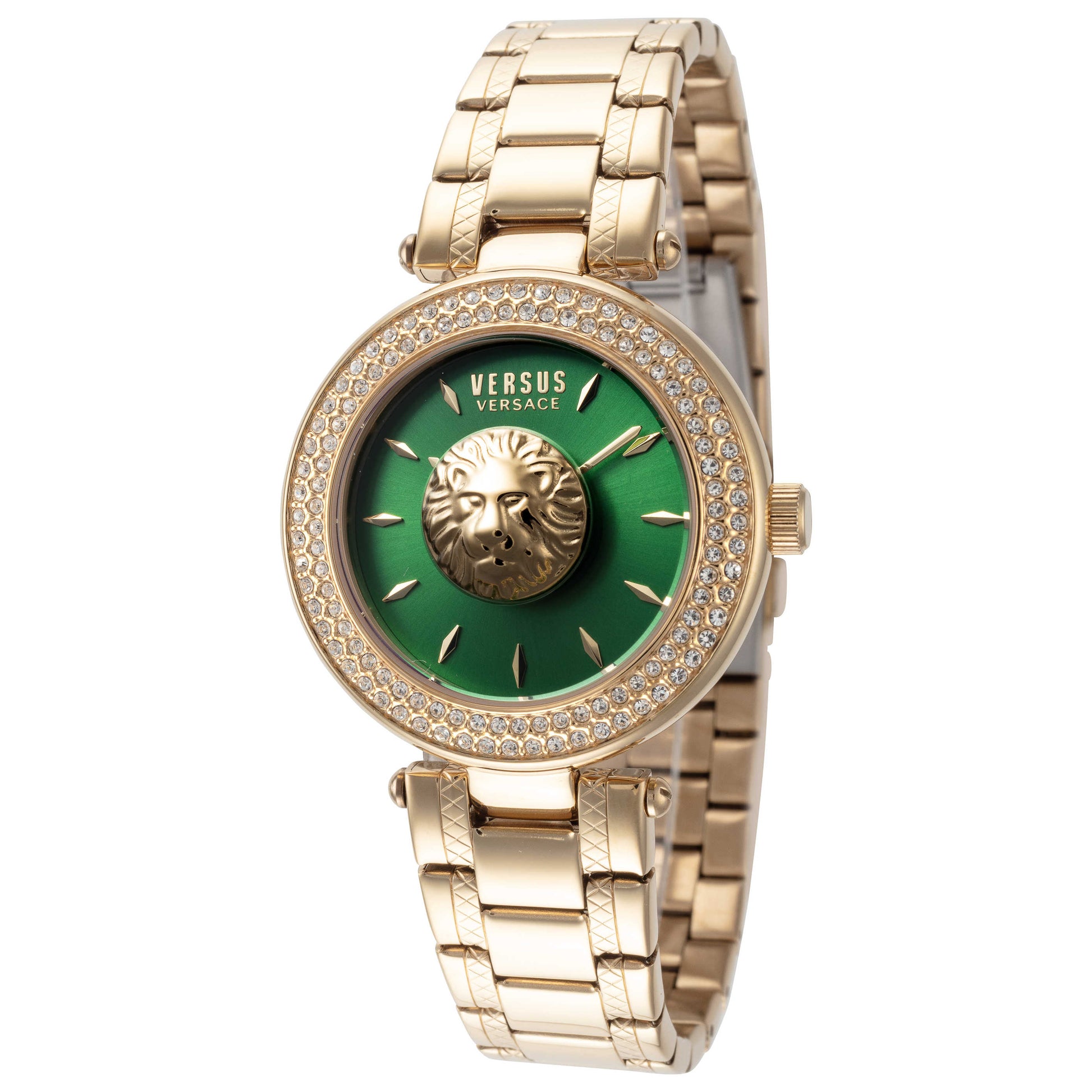 Front view of Versus Versace Brick Lane Women's Quartz Watch VSP642518
