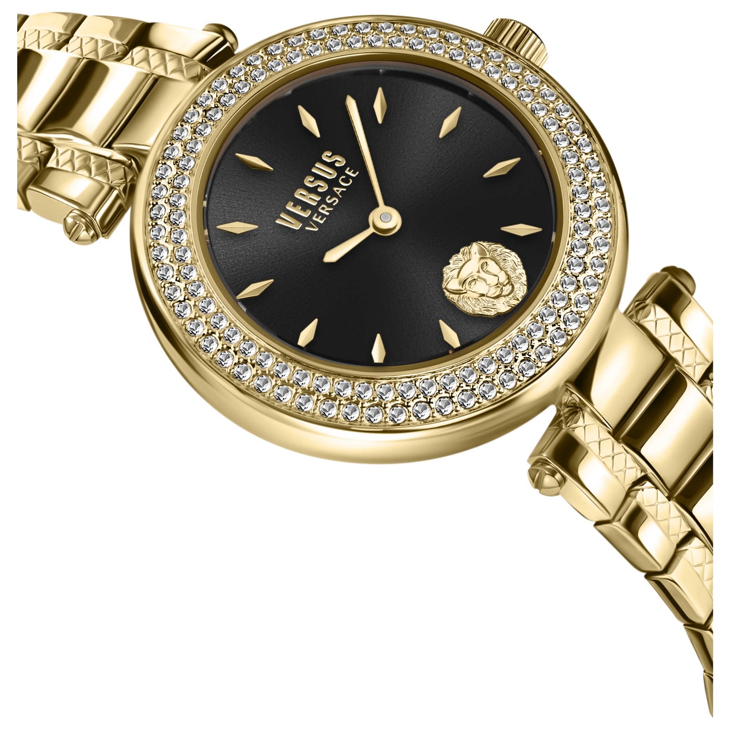 Versus Versace Brick Lane Lion Dial Crystal Women's Quartz Watch VSP716321 - Image #3