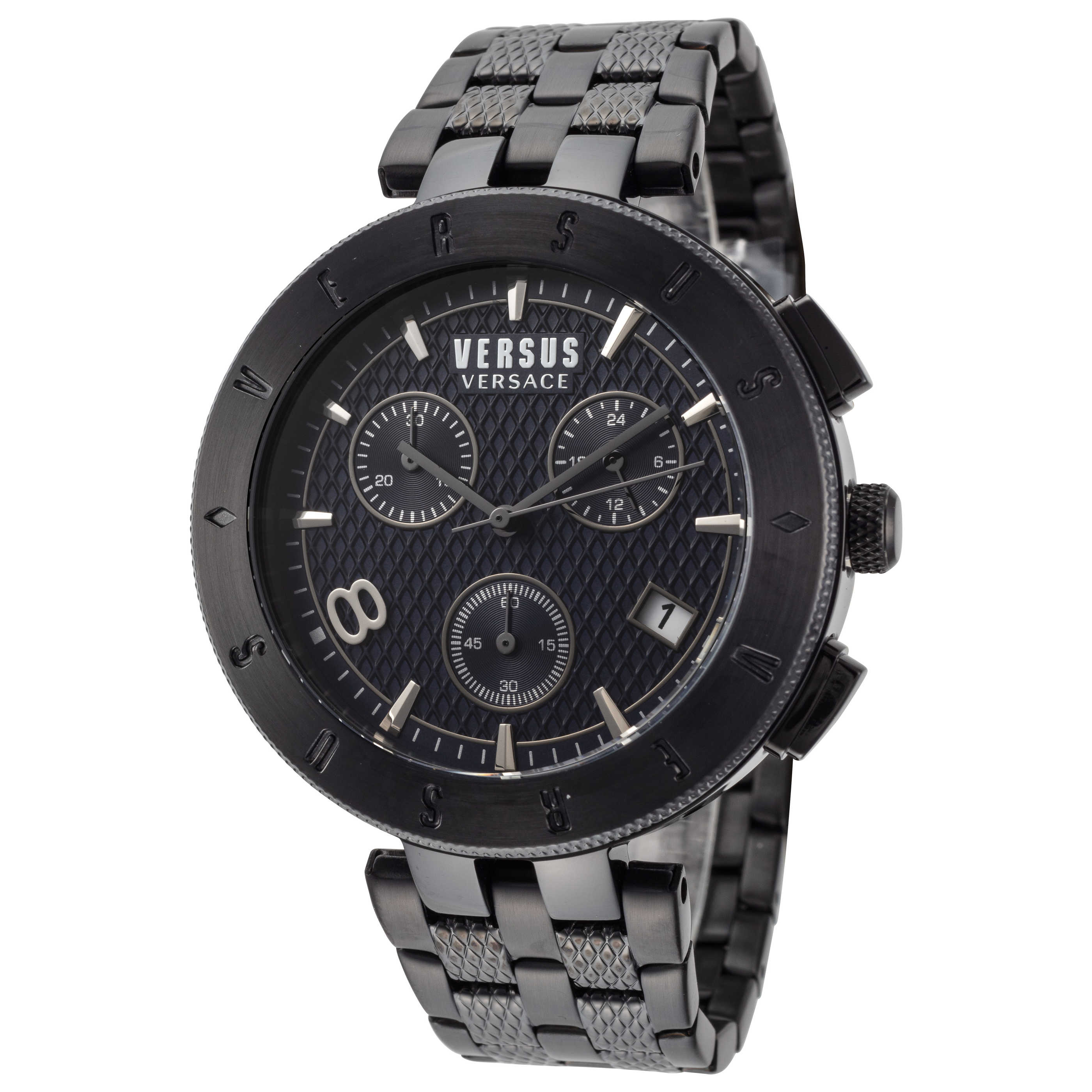 VERSACE VERSUS ヴェルサーチ 腕時計 クォーツ VSP763418 ブラック