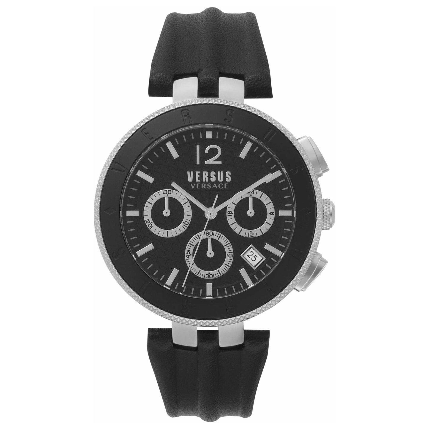 Front view of Versus Versace Logo Gent Chrono Men's Quartz Watch VSP764021