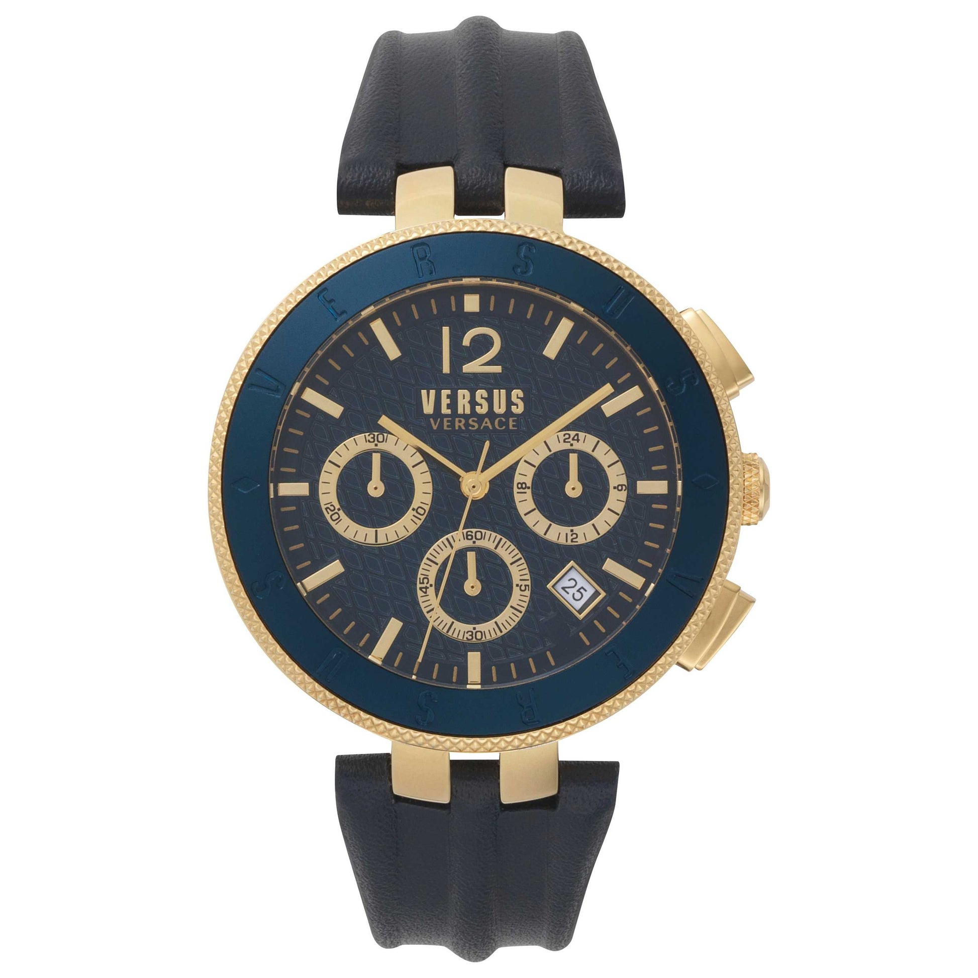 Front view of Versus Versace Logo Gent Chrono Men's Quartz Watch VSP764221