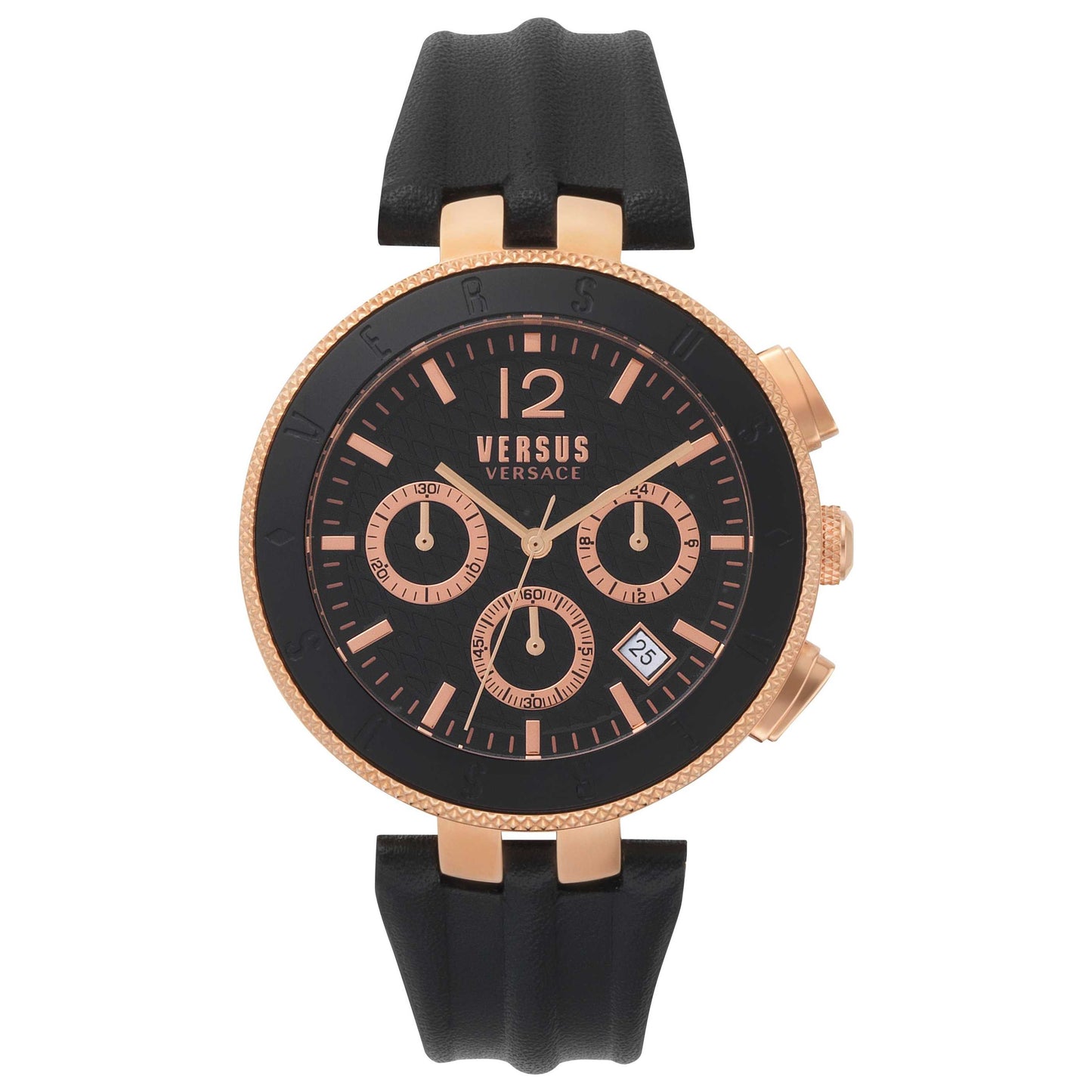 Front view of Versus Versace Logo Gent Chrono Men's Quartz Watch VSP764421