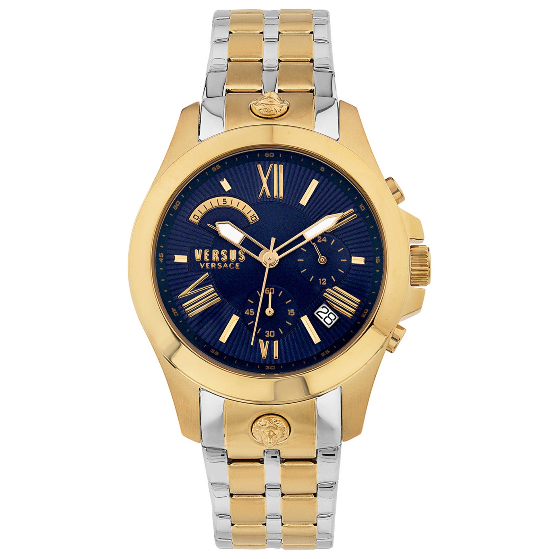 Front view of Versus Versace Chrono Lion Box Set Men's Quartz Watch VSPBH3018