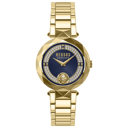 Front view of Versus Versace Covent Garden Crystal Dial Women's Quartz Watch VSPCD1N21