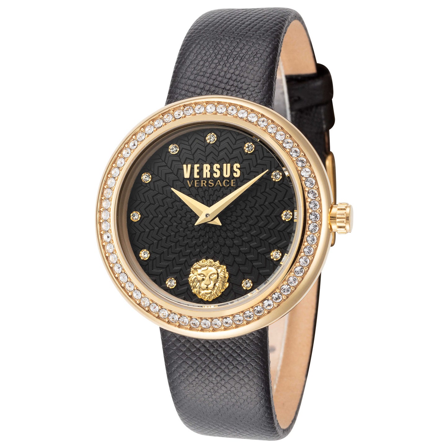 Front view of Versus Versace Lea Crystal Women's Quartz Watch VSPEN2621