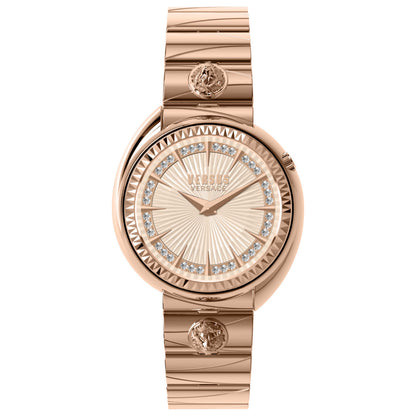 Front view of Versus Versace Tortona Crystal Women's Quartz Watch VSPHF3321