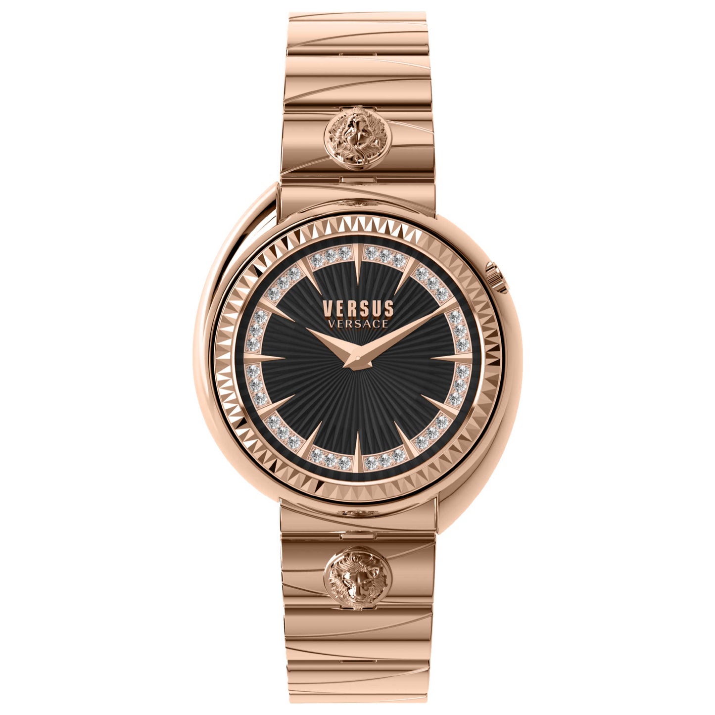 Front view of Versus Versace Tortona Crystal Women's Quartz Watch VSPHF3421