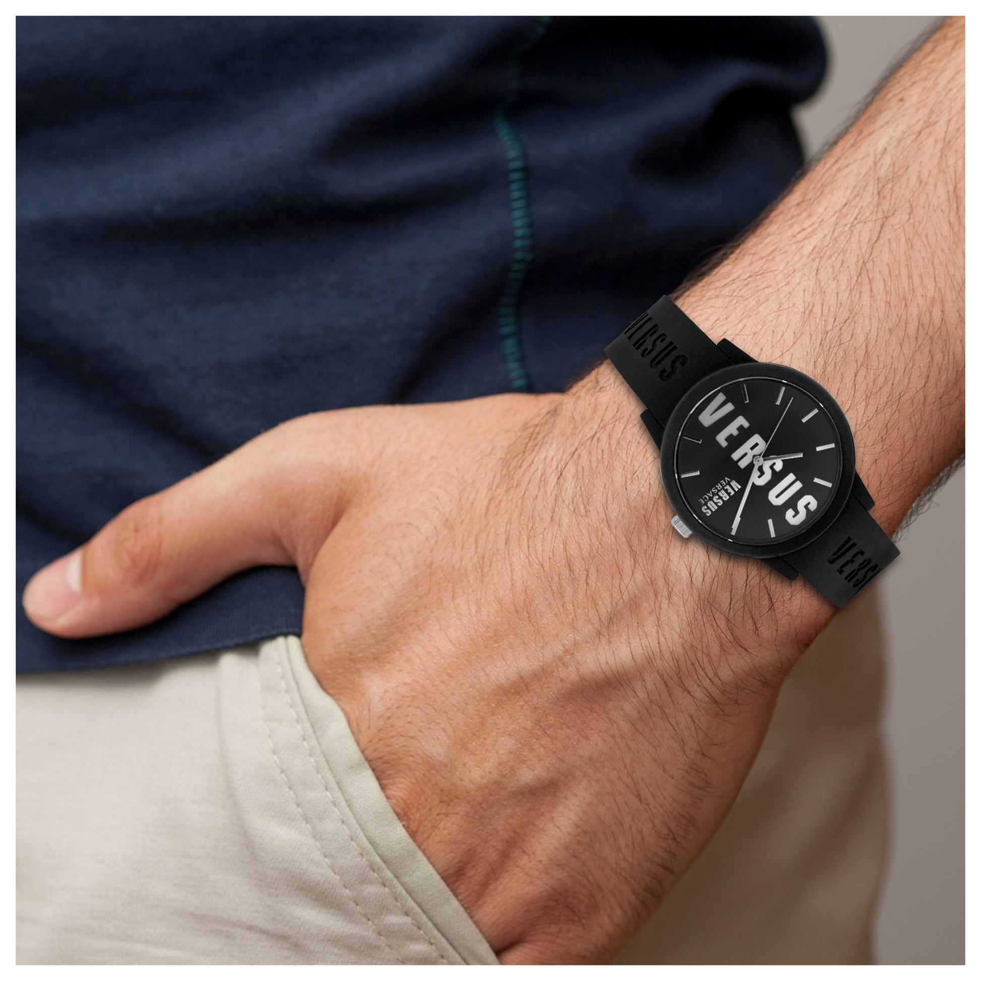 Versus Versace Barbes Silicone Men's Quartz Watch VSPKN0121 - Image #5