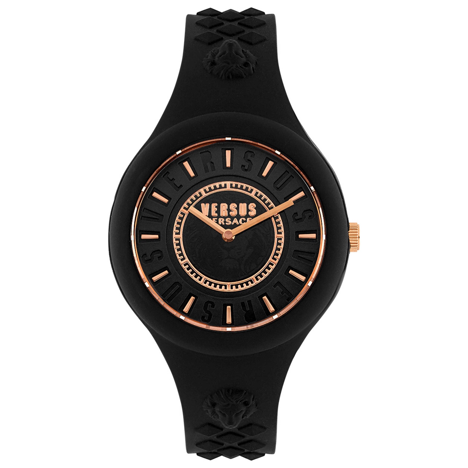 Front view of Versus Versace Fire Island Indiglo Women's Quartz Watch VSPOQ5119