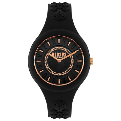 Front view of Versus Versace Fire Island Indiglo Women's Quartz Watch VSPOQ5119