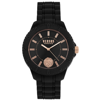 Front view of Versus Versace Tokyo Silicone Lion Men's Quartz Watch VSPOY9821