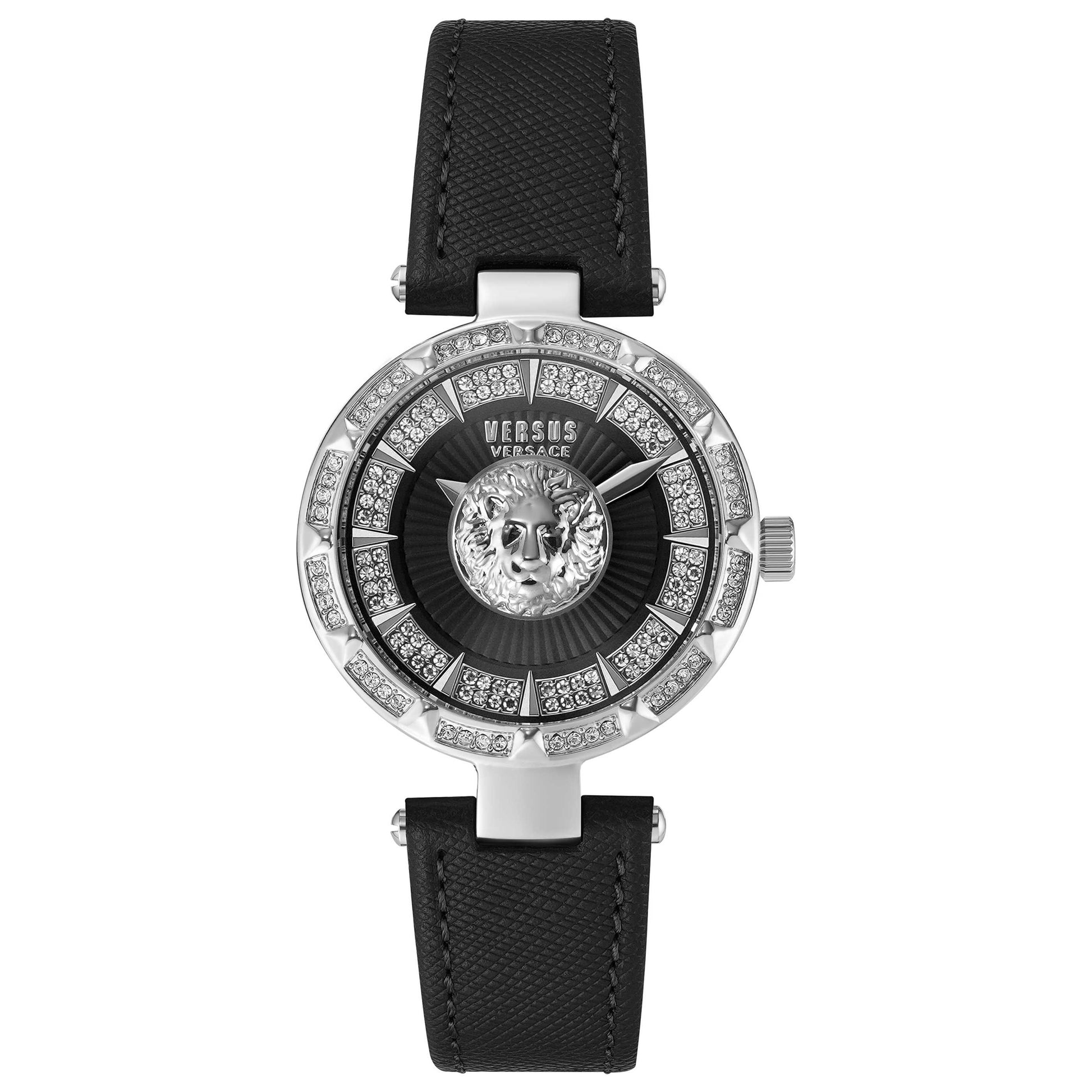 Front view of Versus Versace Sertie Crystal Women's Quartz Watch VSPQ15621
