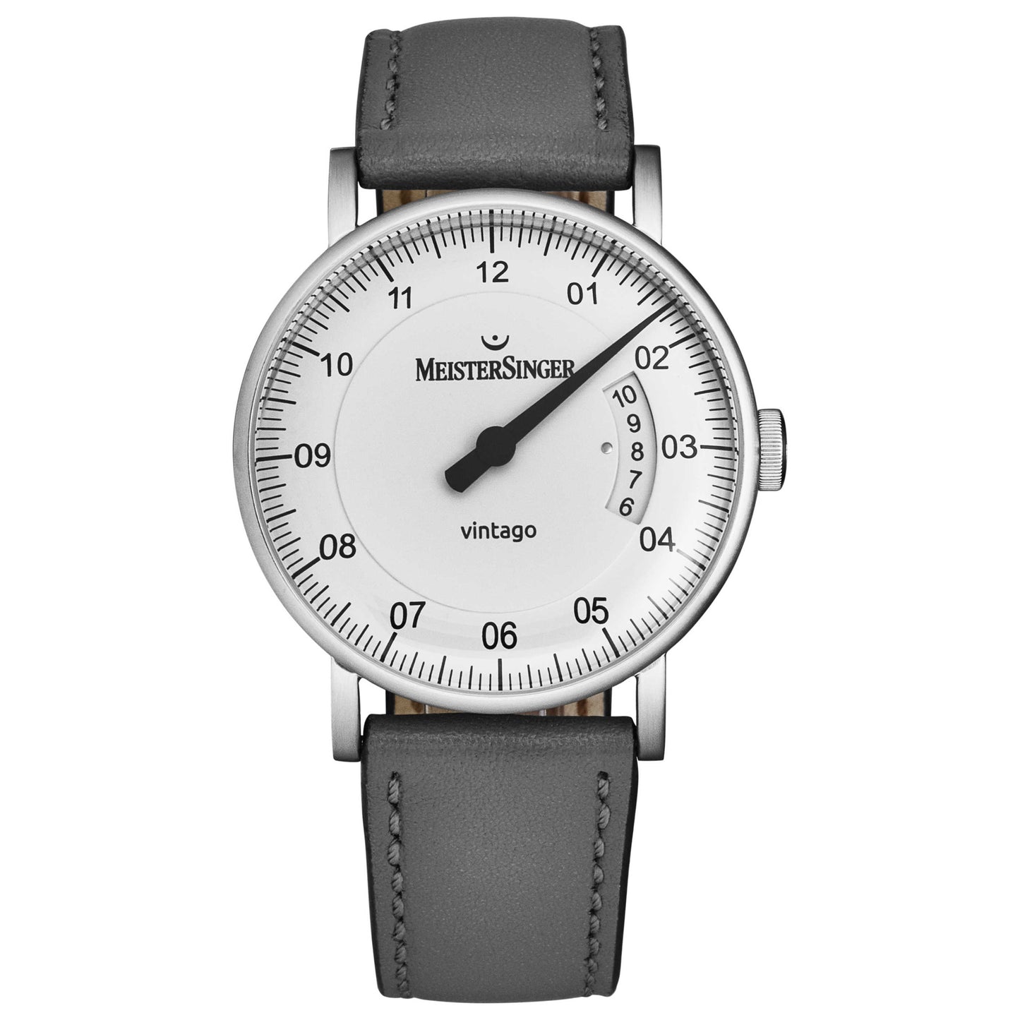 Front view of MeisterSinger Vintago Men's Automatic Watch VT901