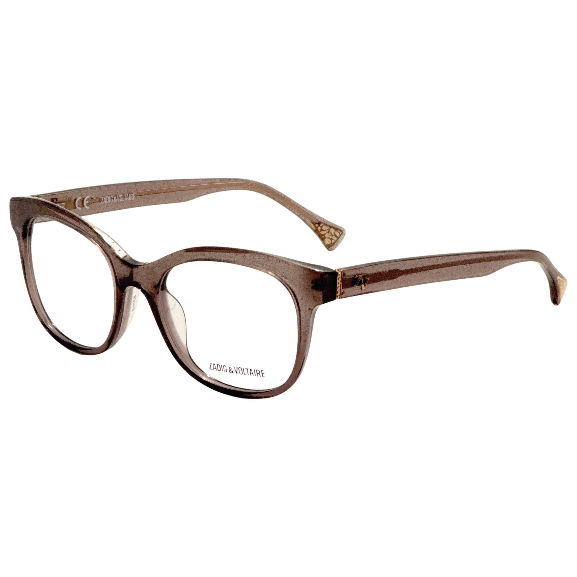 Front view of Zadig & Voltaire Unisex Opticals VZV013500AGS