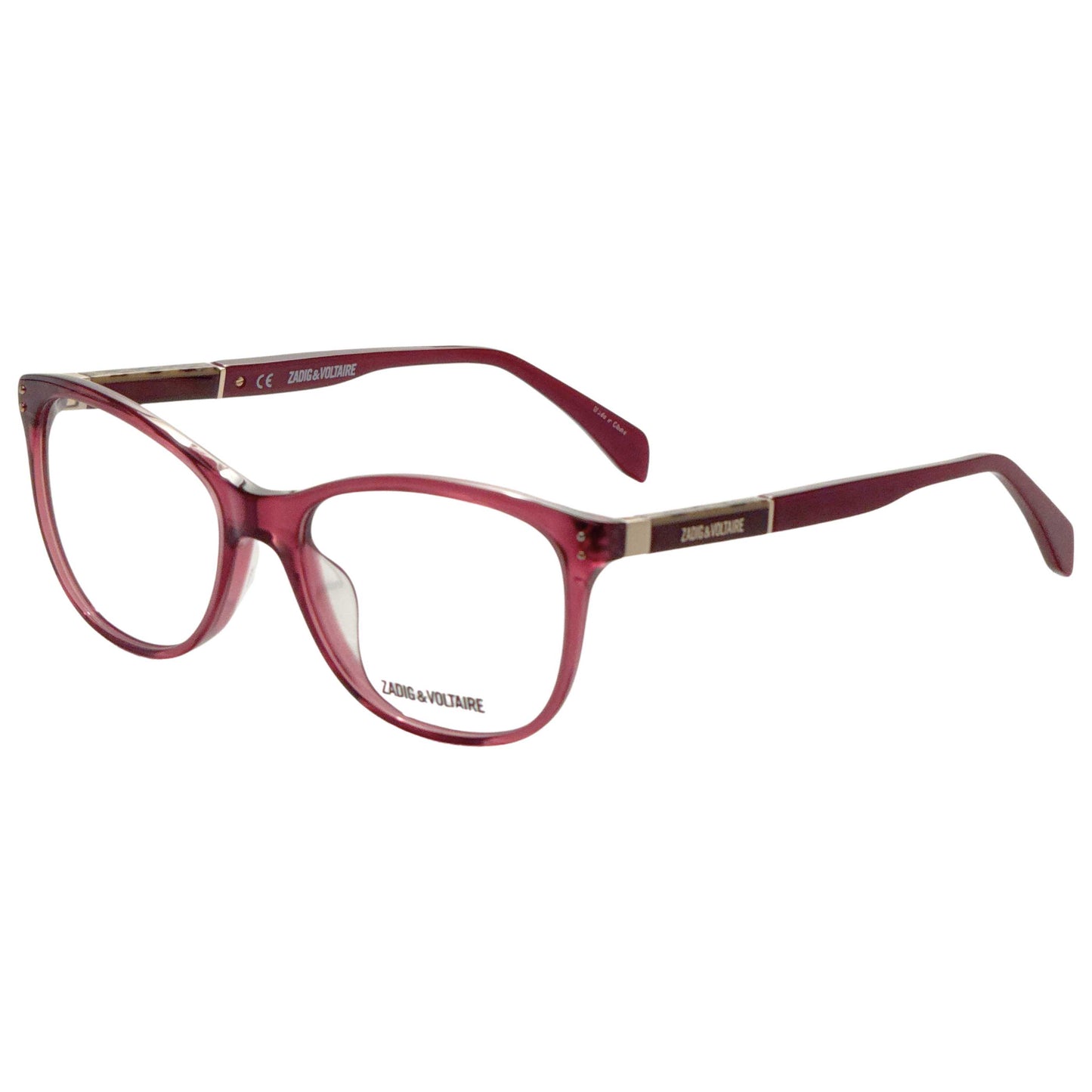 Front view of Zadig & Voltaire Women's Opticals VZV158V-520W48