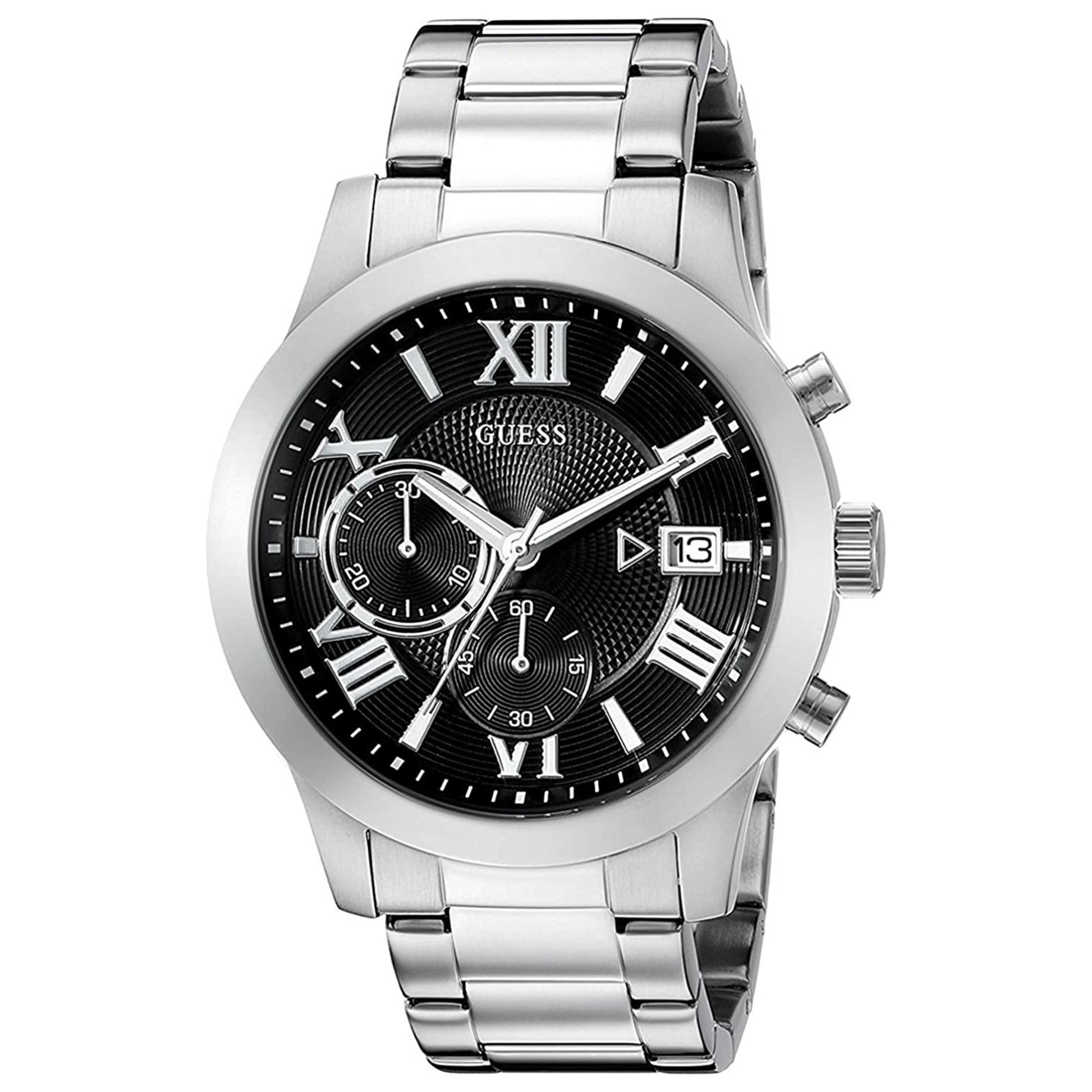 Front view of Guess Atlas Men's Quartz Watch W0668G3
