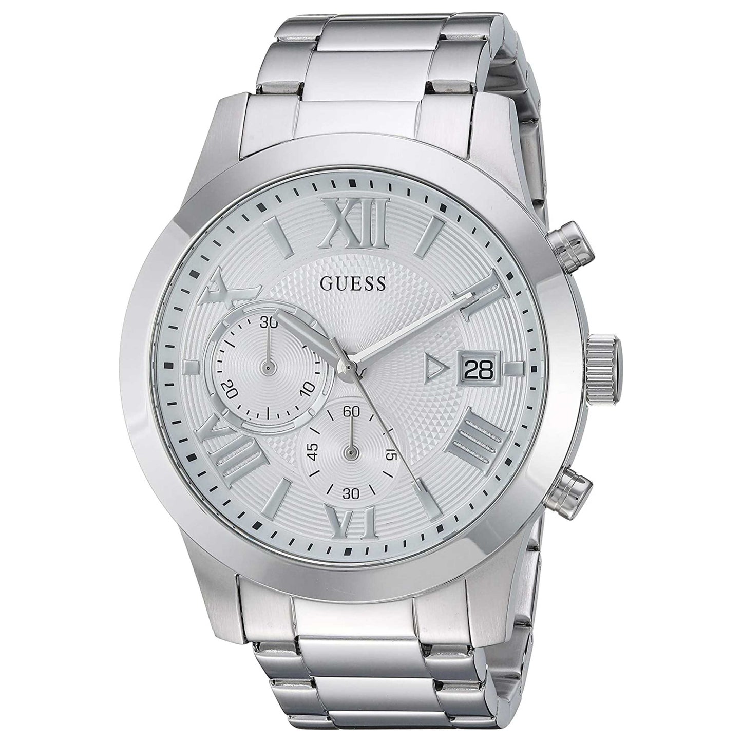 Front view of Guess Atlas Men's Quartz Watch W0668G7