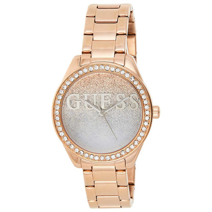 Front view of Guess Glitter Girl Women's Quartz Watch W0987L3