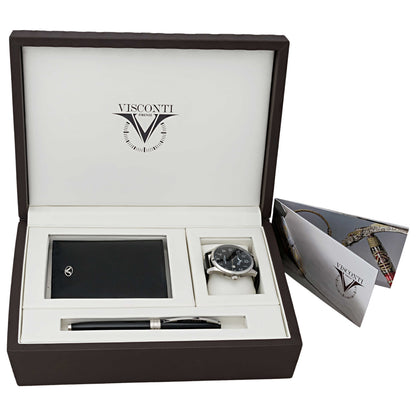 Front view of Visconti Adam Men's Swiss Quartz (Battery-Powered) Watch W098SET-110-29500