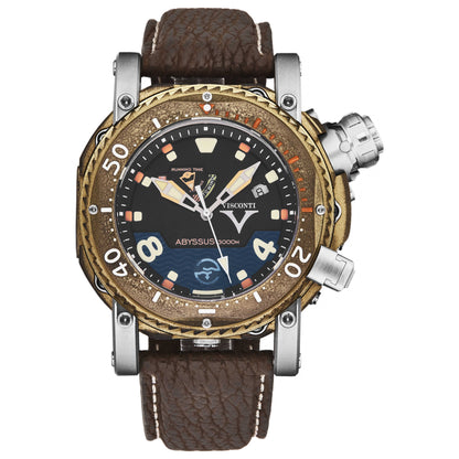 Front view of Visconti Abyssus Men's Automatic Watch W108-01-131-140
