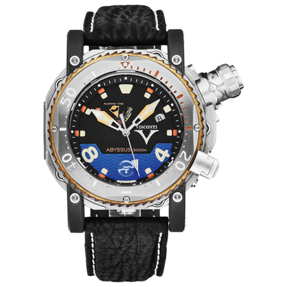 Front view of Visconti Abyssus Men's Automatic Watch W108-02-132-140