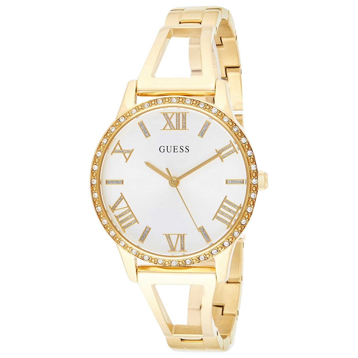 Front view of Guess Lucy Women's Quartz Watch W1208L2