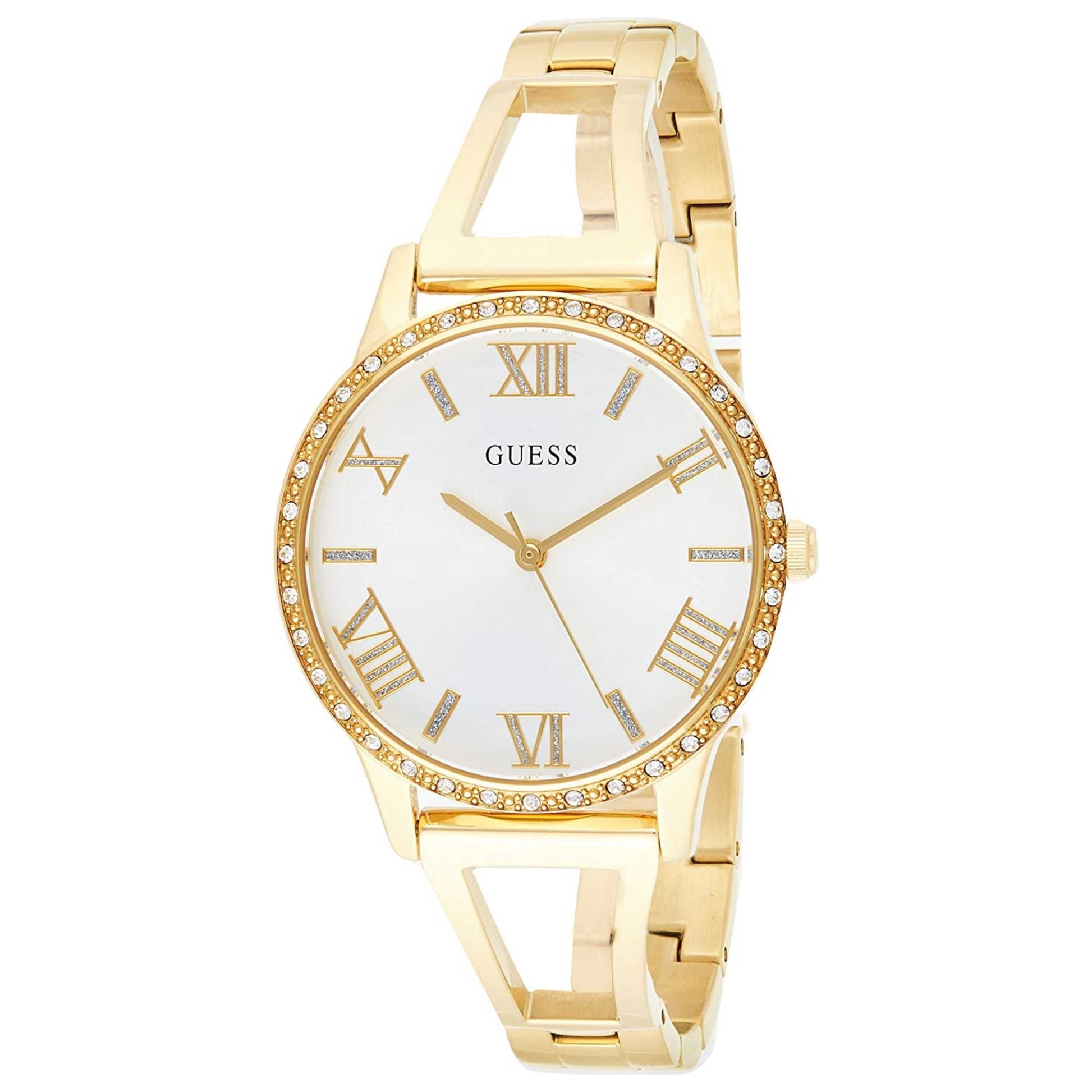 Front view of Guess Lucy Women's Quartz Watch W1208L2