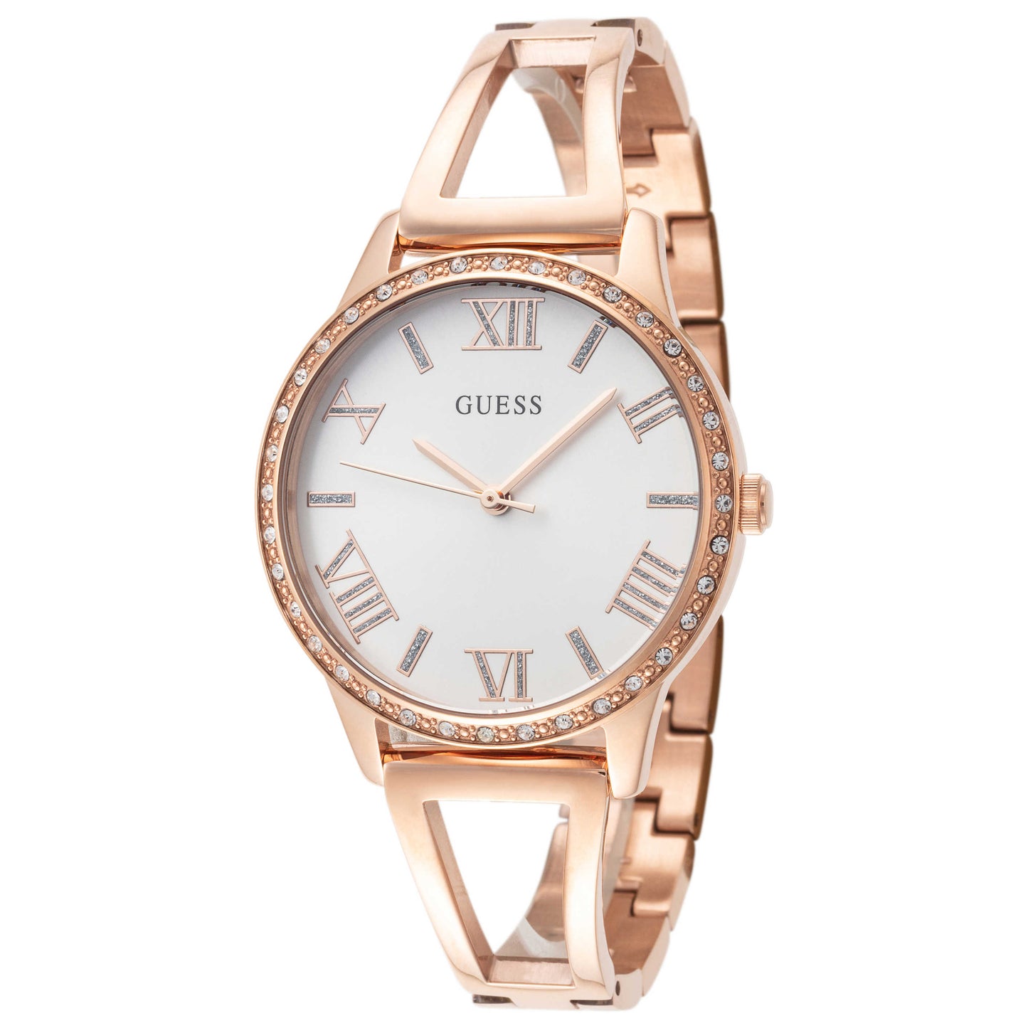 Front view of Guess Lucy Women's Quartz Watch W1208L3