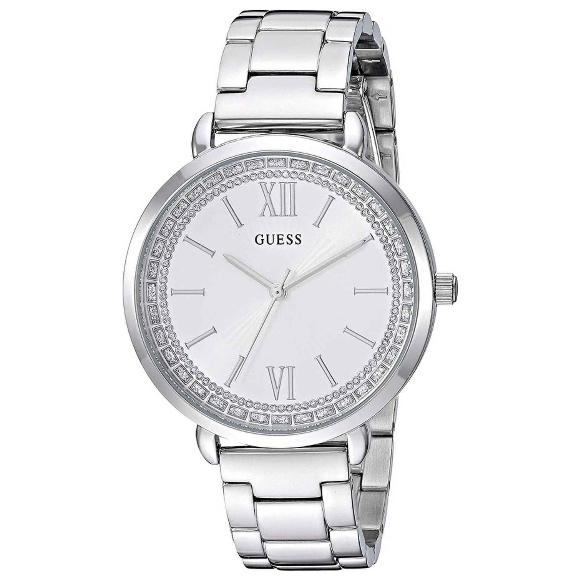 Front view of Guess Posh Women's Quartz Watch W1231L1