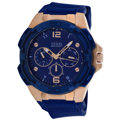 Front view of Guess Genesis Men's Quartz Watch W1254G3