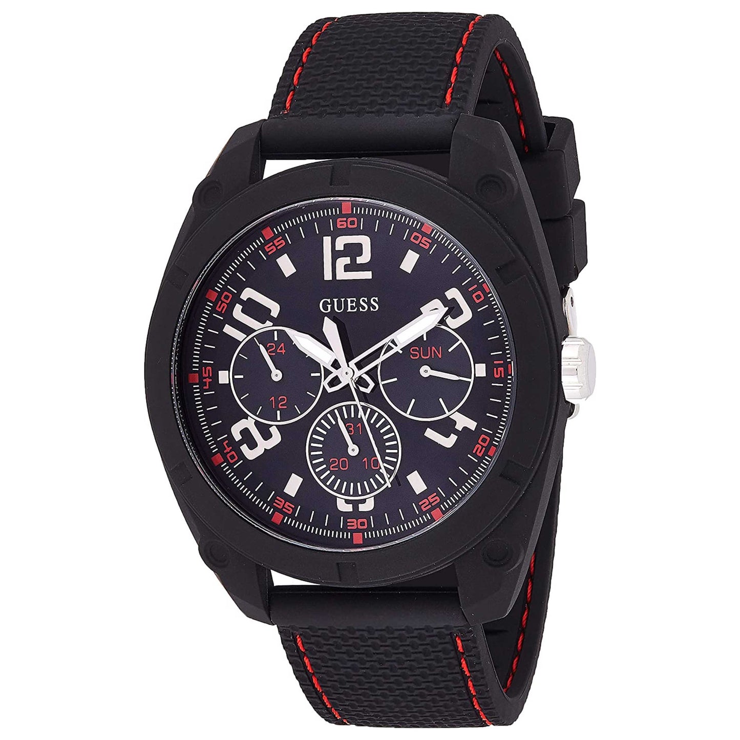 Front view of Guess Dash Men's Quartz Watch W1256G1