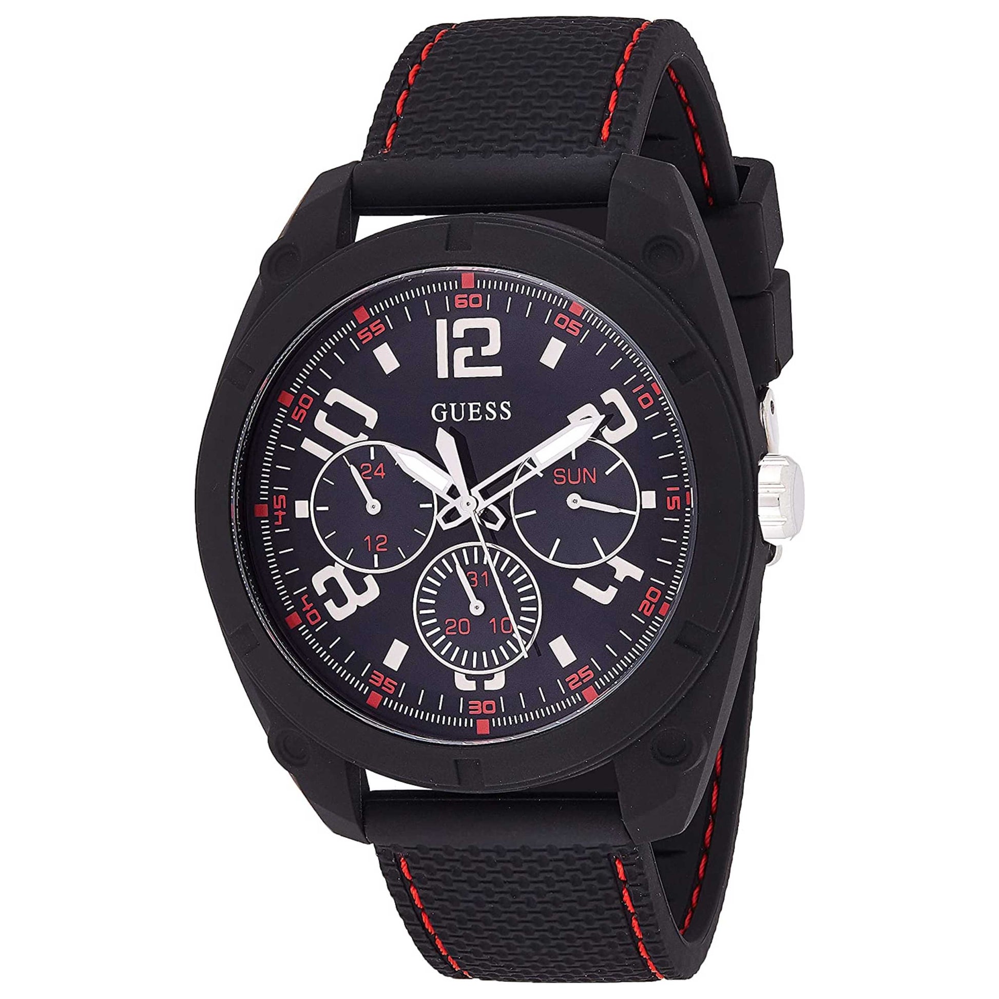 Front view of Guess Dash Men's Quartz Watch W1256G1
