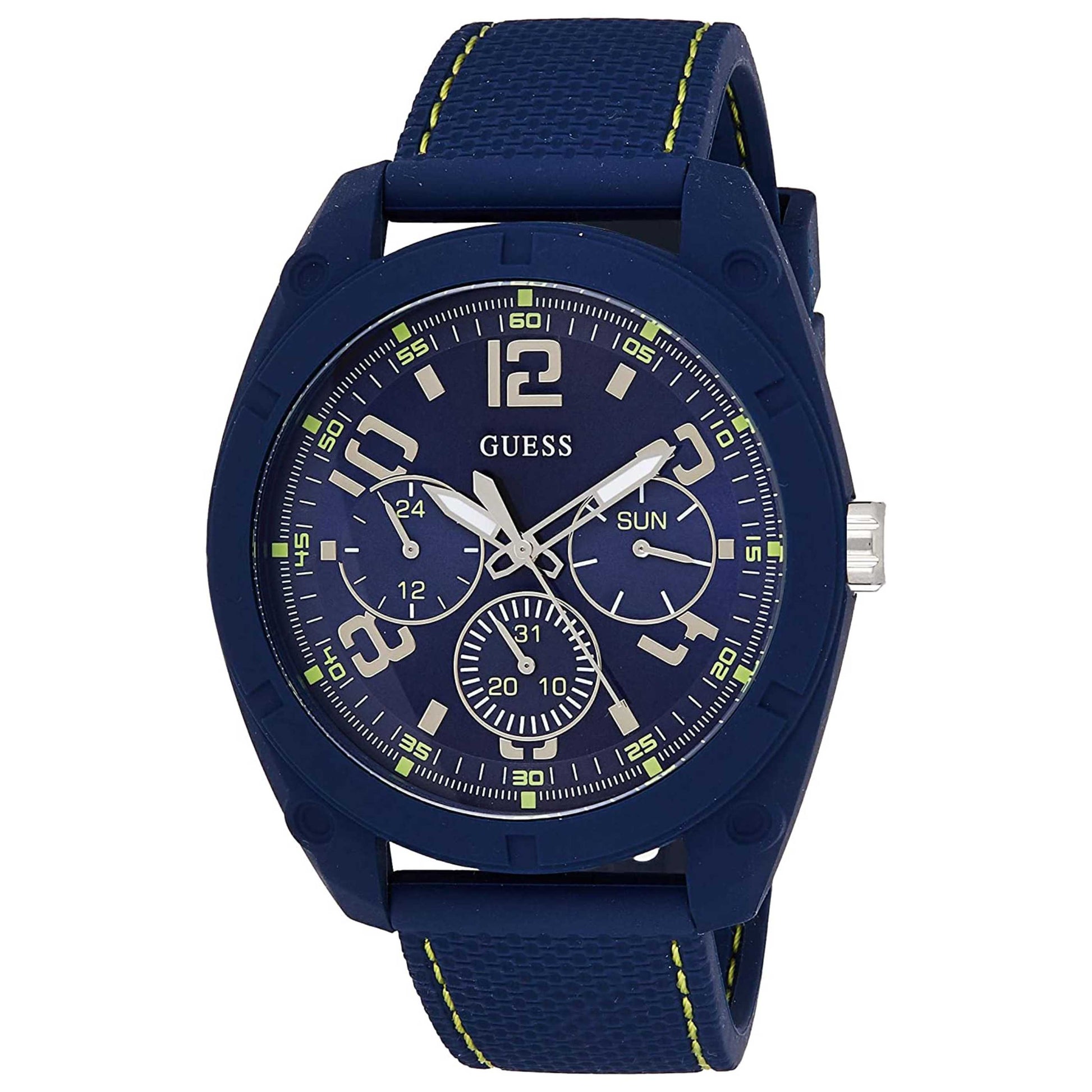 Front view of Guess Dash Men's Quartz Watch W1256G3