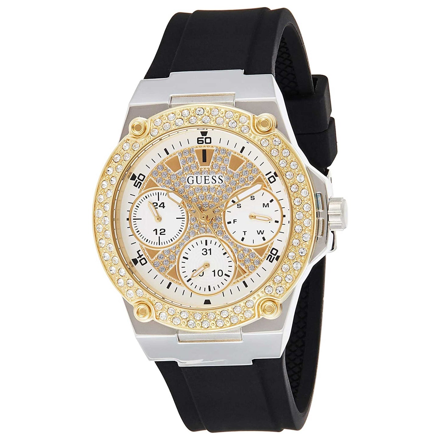 Front view of Guess Zena Women's Quartz Watch W1291L1